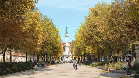 Comienzan las obras de vallado del Paseo de Sarasate Comienzan las obras de vallado del Paseo de Sarasate