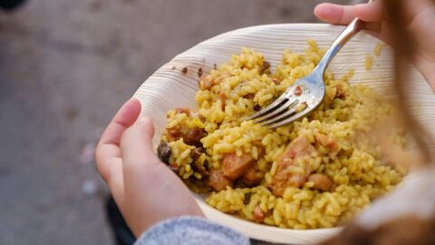 Un plato de arroz de matanzas del campeonato del mundo