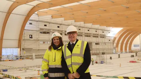 Las obras de la piscina universitaria de Fuentenueva estarán terminadas en marzo Las obras de la piscina universitaria de Fuentenueva estarán terminadas en marzo