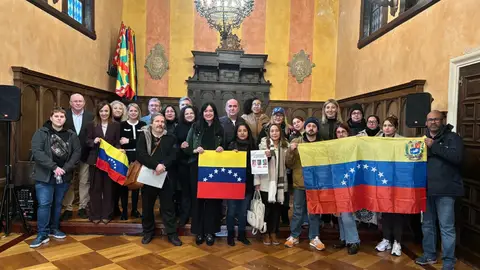 Orduna recibe a la comunidad venezolana de Huesca Orduna recibe a la comunidad venezolana de Huesca