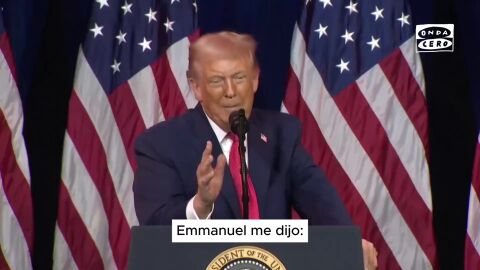 Trump se burla de Macron: "Lo que quieras Donald; no se lo digas a la población"