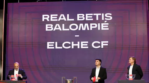 Sorteo de los octavos de final de la Copa del Rey este miércoles en Las Rozas (Madrid). Sorteo de los octavos de final de la Copa del Rey este miércoles en Las Rozas (Madrid).