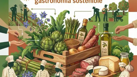 Productores de Cabecera y Cocineros de Aragón se reúnen en el CIGA por una gastronomía sostenible Productores de Cabecera y Cocineros de Aragón se reúnen en el CIGA por una gastronomía sostenible