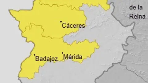 Vegas del Guadiana, el Tajo y Alagón y la Meseta Cacereña estarán este jueves en aviso amarillo por niebla Vegas del Guadiana, el Tajo y Alagón y la Meseta Cacereña estarán este jueves en aviso amarillo por niebla