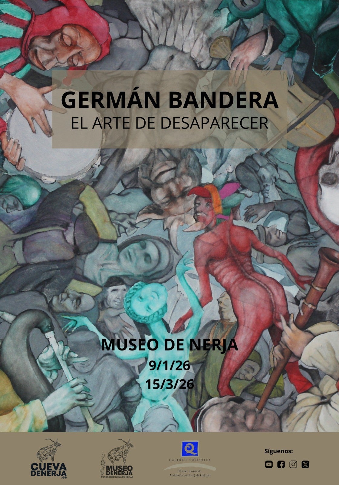 ‘El arte de desaparecer’, del artista Germán Bandera, inicia el ciclo de exposiciones temporales del Museo de Nerja ‘El arte de desaparecer’, del artista Germán Bandera, inicia el ciclo de exposiciones temporales del Museo de Nerja
