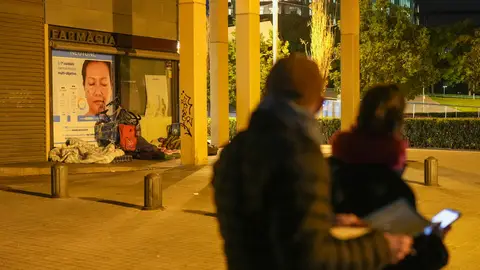 Una imatge del recompte de persones sense llar de la Fundació Arrels a Barcelona Una imatge del recompte de persones sense llar de la Fundació Arrels a Barcelona