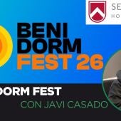 Benidorm Fest 2026 con Javi casado patrocinado por Hoteles Servigroup