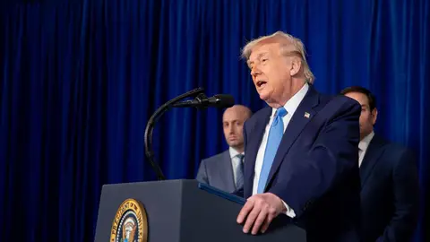 Donald Trump en una foto de archivo Donald Trump en una foto de archivo