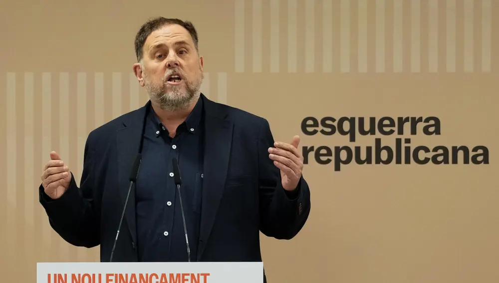 El presidente de ERC, Oriol Junqueras, participa en una reunión extraordinaria del consell nacional del partido El presidente de ERC, Oriol Junqueras, participa en una reunión extraordinaria del consell nacional del partido