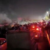 Manifestantes abarrotan las calles de Irán