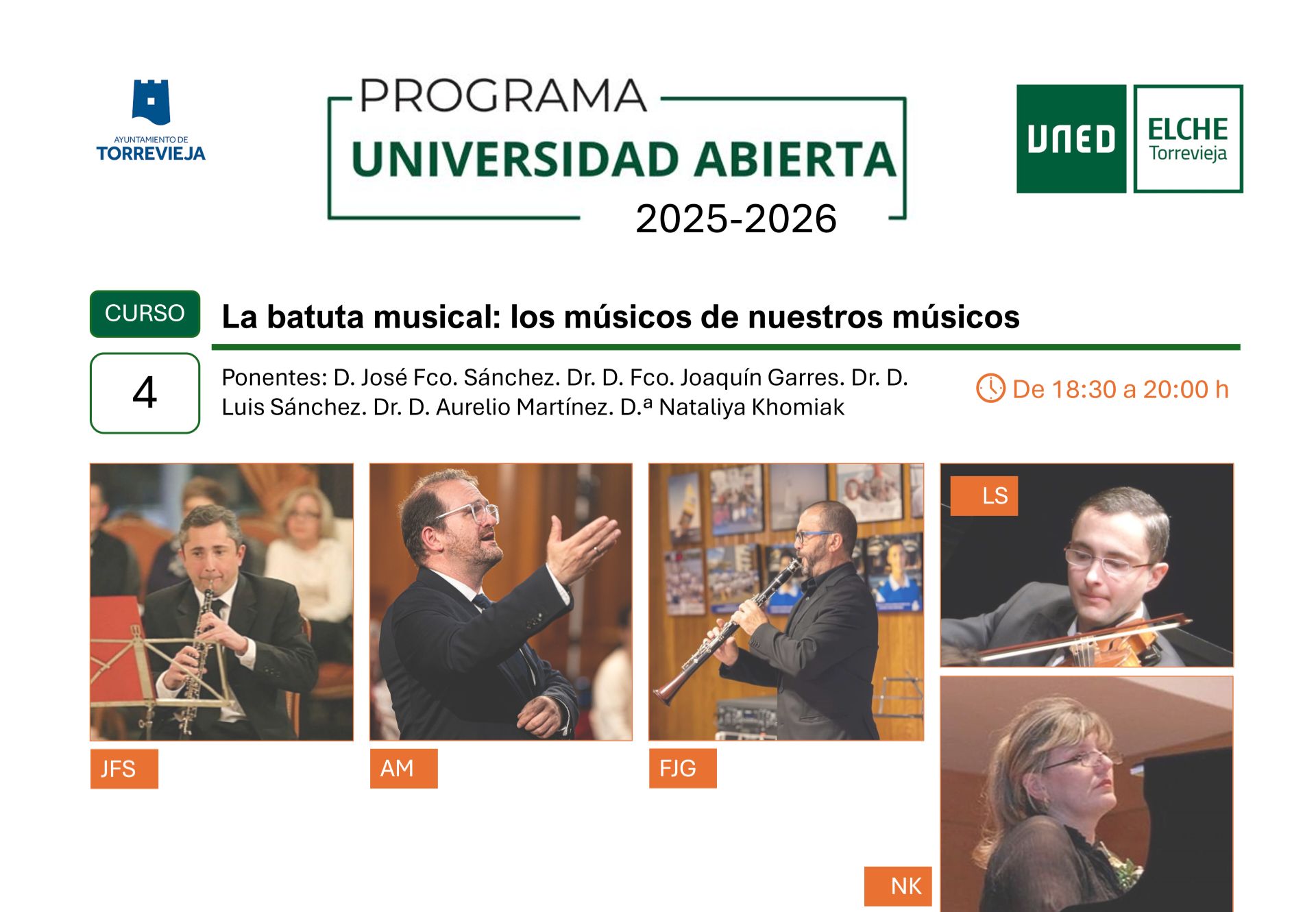 La sede de la UNED inicia el año con un curso centrado en 'los músicos de nuestros músicos' y actividades dirigidas a escolares La sede de la UNED inicia el año con un curso centrado en 'los músicos de nuestros músicos' y actividades dirigidas a escolares