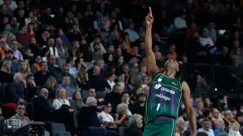 Chase Audige, jugador de Unicaja Chase Audige, jugador de Unicaja