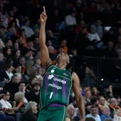 Chase Audige, jugador de Unicaja Chase Audige, jugador de Unicaja