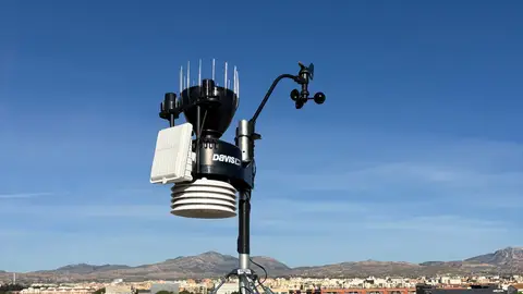 La estación instalada en el campus de San Vicente La estación instalada en el campus de San Vicente