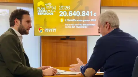 La Diputación de Huesca destina 20'6 millones al Plan de Obras y Servicios La Diputación de Huesca destina 20'6 millones al Plan de Obras y Servicios