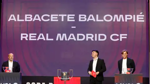 Sorteo de los octavos de final de la Copa del Rey este miércoles en Las Rozas (Madrid). Sorteo de los octavos de final de la Copa del Rey este miércoles en Las Rozas (Madrid).