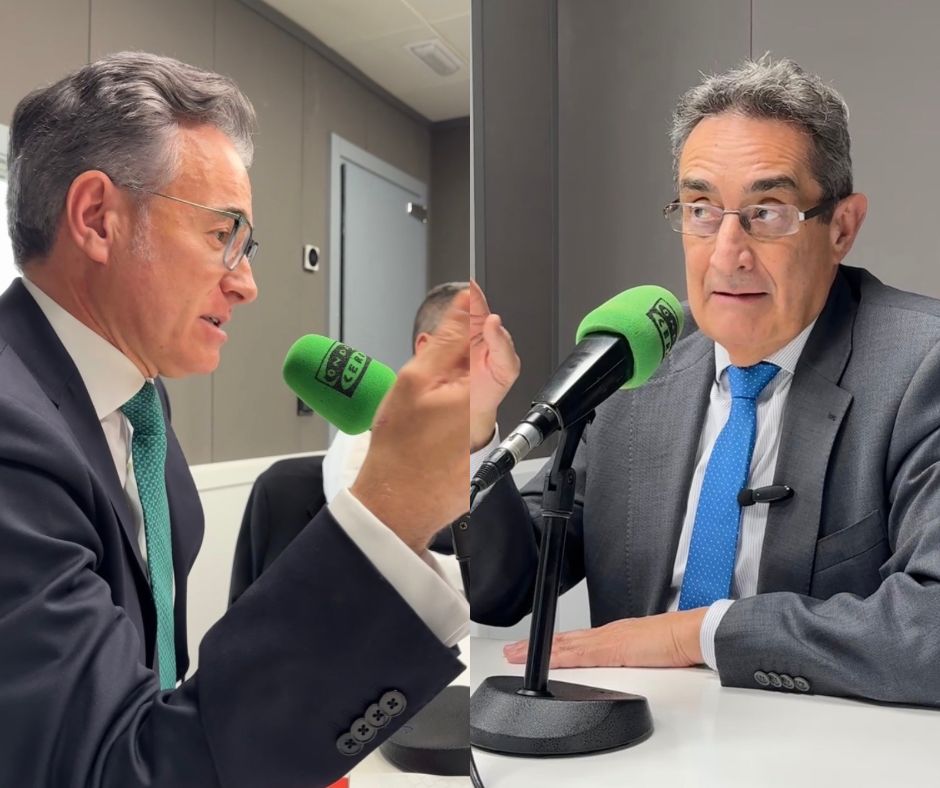 Tenso 'Cara a Cara' entre Víctor Serrano y Julio Calvo por los presupuestos Tenso 'Cara a Cara' entre Víctor Serrano y Julio Calvo por los presupuestos