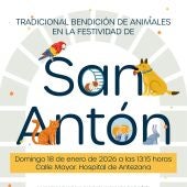 La calle Mayor de Alcalá de Henares acoge este domingo la tradicional bendición de animales con motivo de la festividad de San Antón