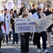 Protesta dels treballadors i les treballadores de Catalunya