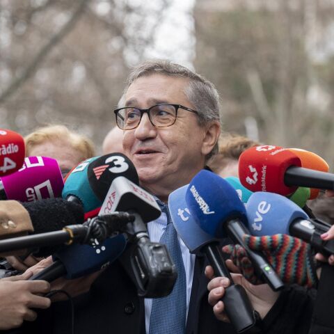 El conseller de Hacienda, José Antonio Rovira, a la entrada del Consejo de Política Fiscal y Financiera en Madrid