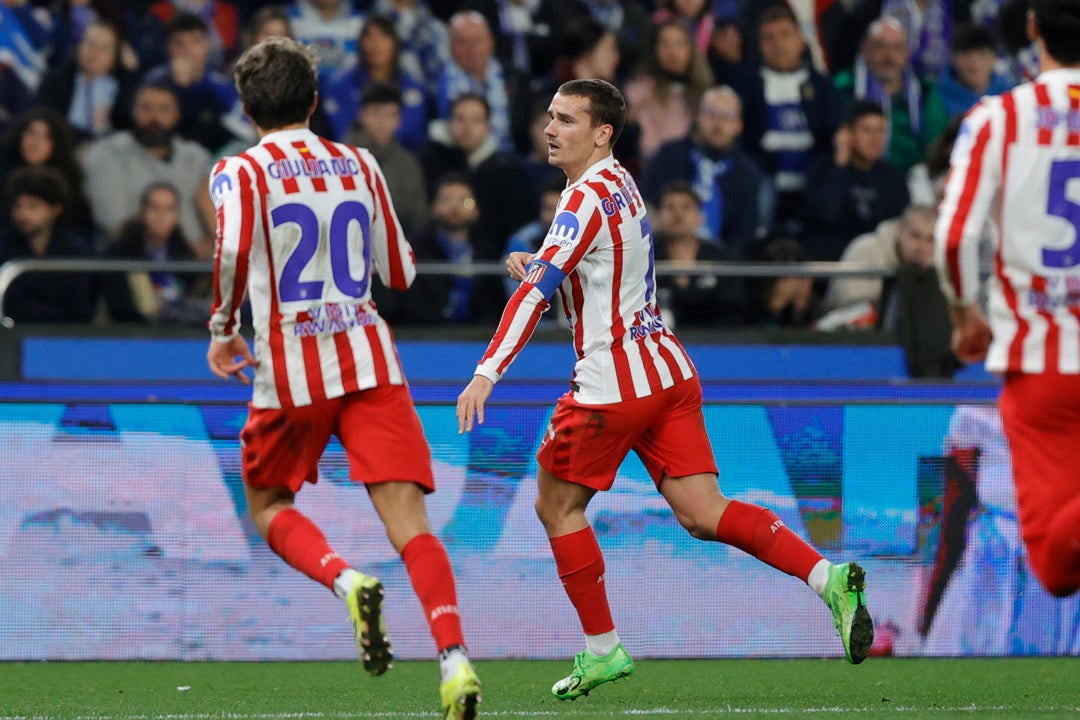 Una genialidad de Griezmann mete al Atlético en cuartos de final Una genialidad de Griezmann mete al Atlético en cuartos de final