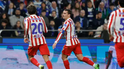 Una genialidad de Griezmann mete al Atlético en cuartos de final Una genialidad de Griezmann mete al Atlético en cuartos de final