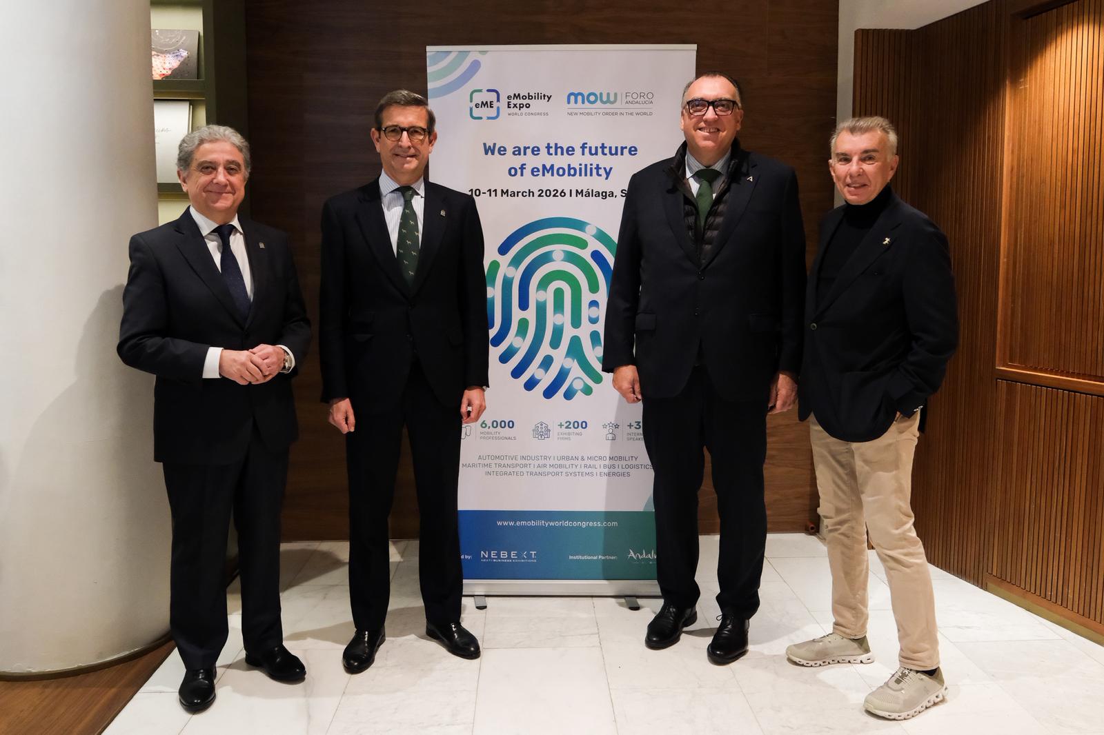 El eMobility Expo World Congress – MOW situará a Málaga en el epicentro internacional con la mayor feria especializada en movilidad sostenible El eMobility Expo World Congress – MOW situará a Málaga en el epicentro internacional con la mayor feria especializada en movilidad sostenible