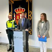 David Broceño junto a Raquel García y Ángel Medina
