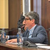 Marcos Zaragoza, alcalde de Villajoyosa en sesión plenaria ordinaria
