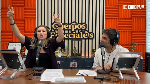 Eva Soriano le grita a una nube en Cuerpos especiales Eva Soriano le grita a una nube en Cuerpos especiales
