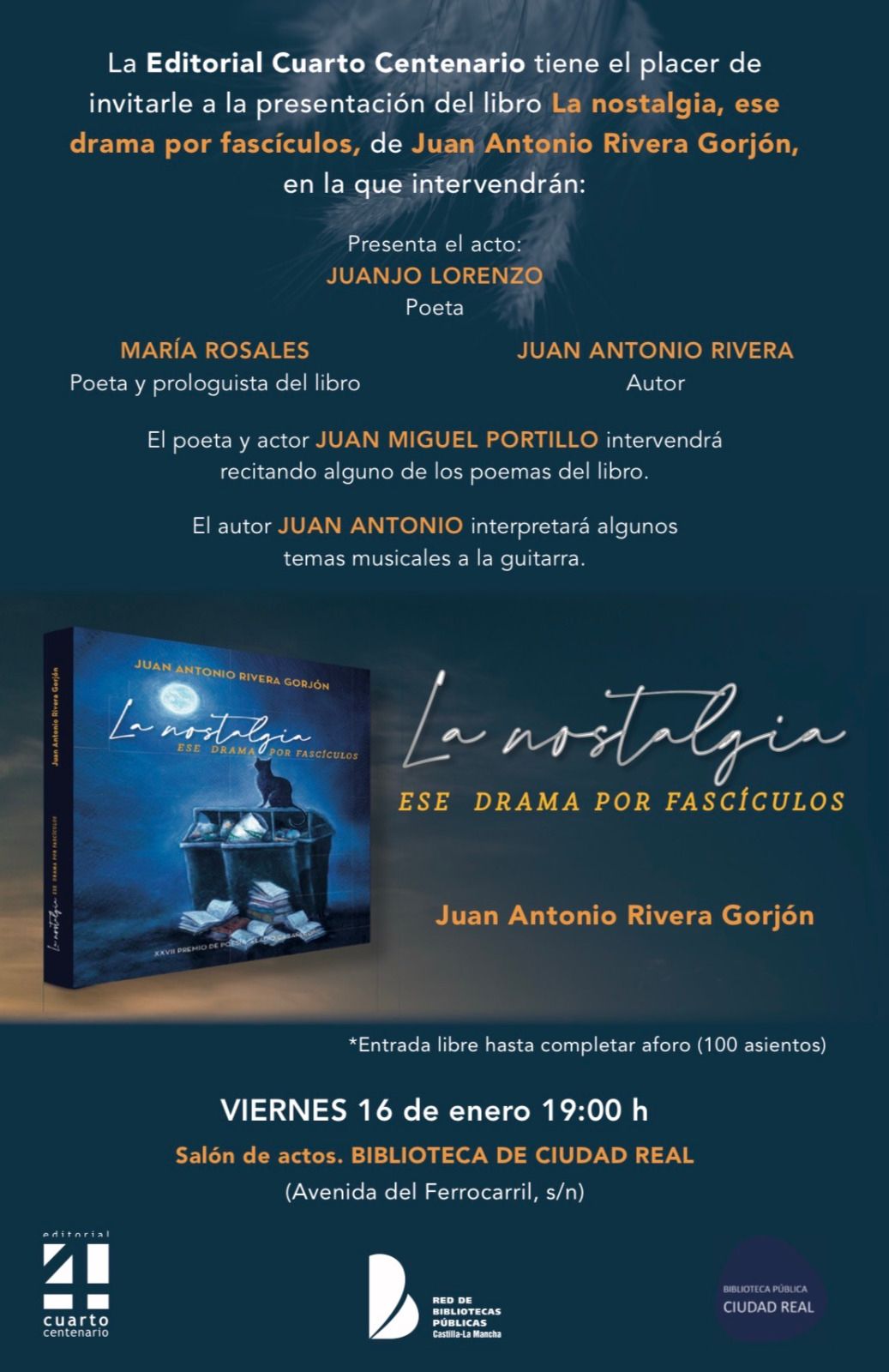 Juan Antonio Rivera presenta este viernes su libro 'La nostalgia, ese drama por fascículos' Juan Antonio Rivera presenta este viernes su libro 'La nostalgia, ese drama por fascículos'