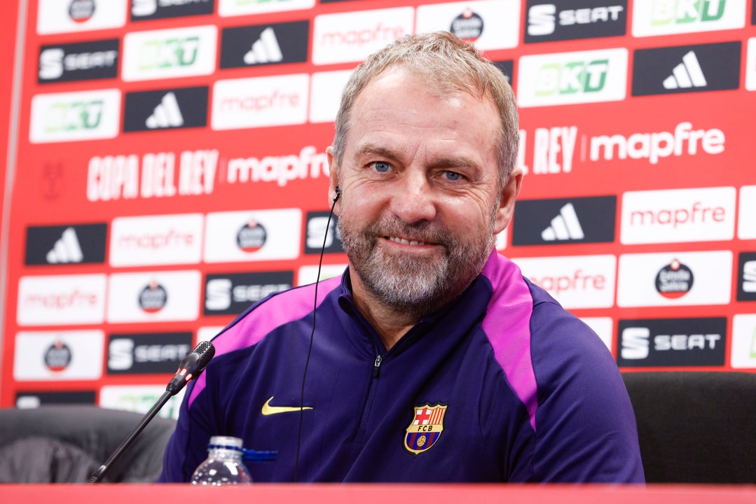 Hansi Flick: "En la Copa hay que estar listos desde el inicio" Hansi Flick: "En la Copa hay que estar listos desde el inicio"