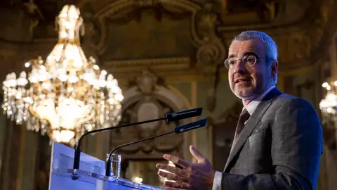 El presidente de Aena, Maurici Lucena, interviene este jueves en el Foro de la Nueva Economía. El presidente de Aena, Maurici Lucena, interviene este jueves en el Foro de la Nueva Economía.