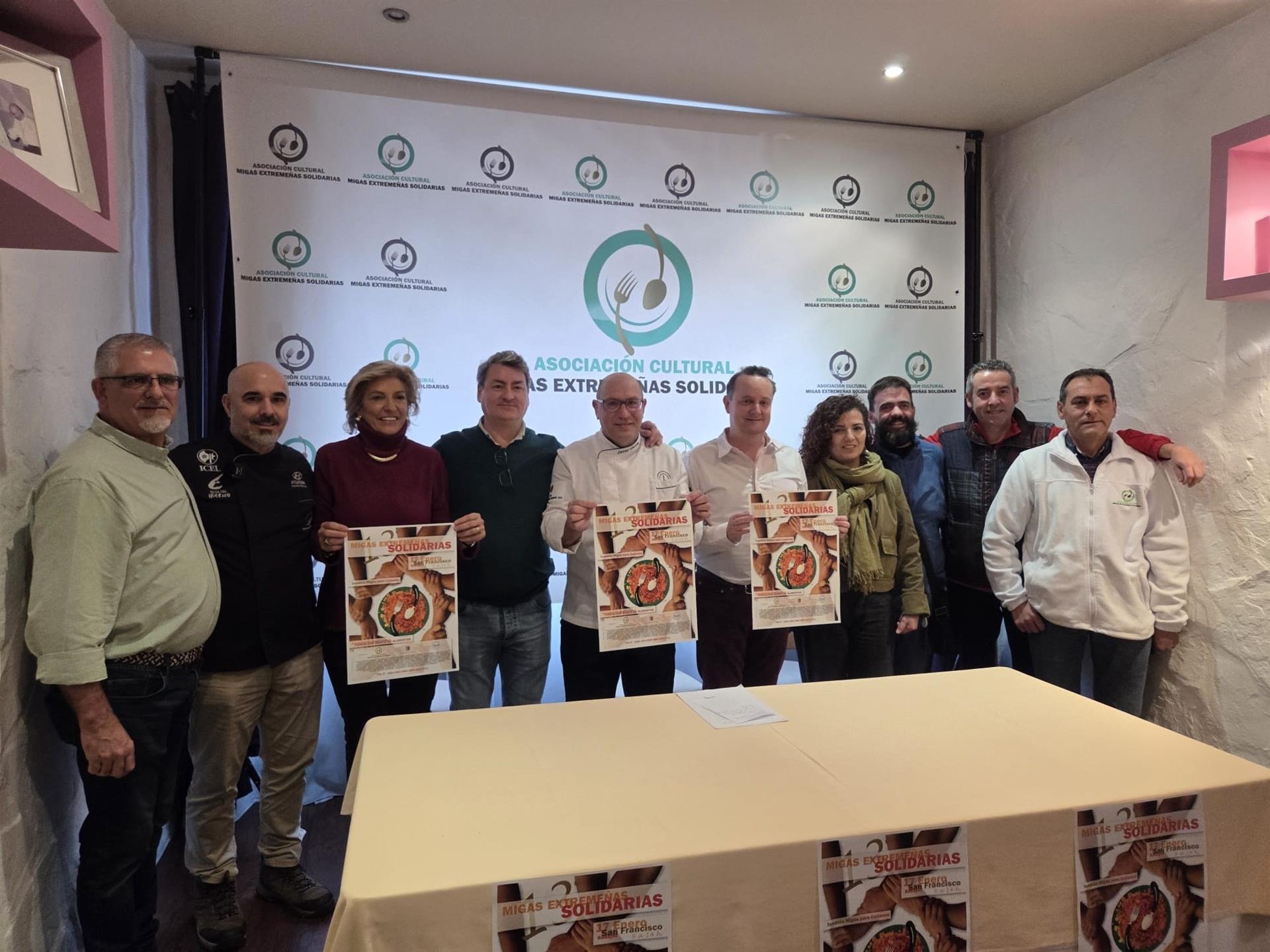 Las Migas extremeñas solidarias se celebran este sábado en Badajoz a beneficio del Banco de Alimentos Las Migas extremeñas solidarias se celebran este sábado en Badajoz a beneficio del Banco de Alimentos