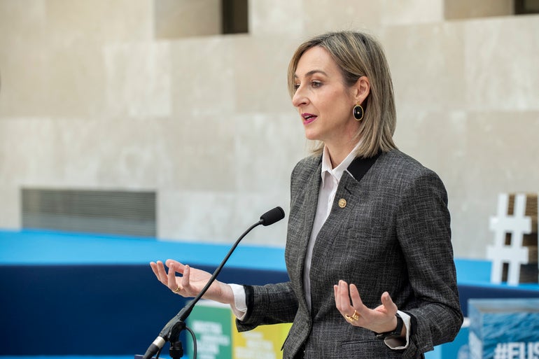 María Ubarretxena, portavoz del Gobierno vasco María Ubarretxena, portavoz del Gobierno vasco