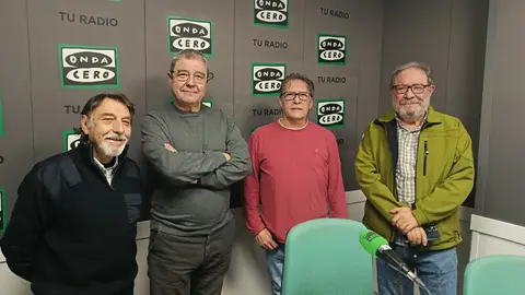 Jesús Cuesta, Juan Villalba, Gonzalo Montón y Serafín Aldecoa en Onda Cero TERTULIA