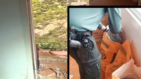 La Guardia Civil sorprende a dos hombres robando cables de cobre de una vivienda abandonada de Arredondo La Guardia Civil sorprende a dos hombres robando cables de cobre de una vivienda abandonada de Arredondo