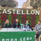 Victor Maicas, organizador de la fiesta de la Supercopa y Rubén del Grupo Five. 