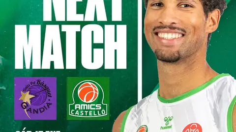 Amics se juega el liderato en Gandía Amics se juega el liderato en Gandía