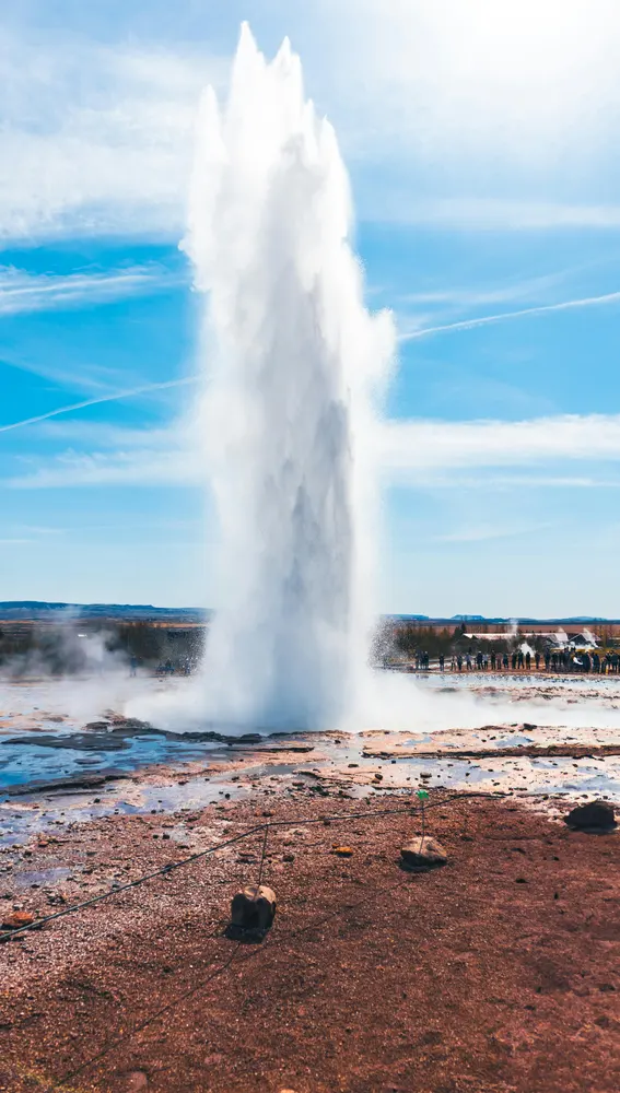 Géiser en Islandia Géiser en Islandia