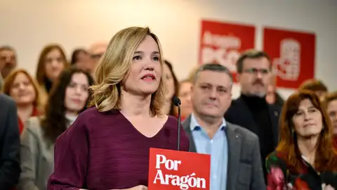 Pilar Alegría presenta su modelo de gobierno para Aragón Pilar Alegría presenta su modelo de gobierno para Aragón