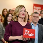 Pilar Alegría presenta su modelo de gobierno para Aragón Pilar Alegría presenta su modelo de gobierno para Aragón