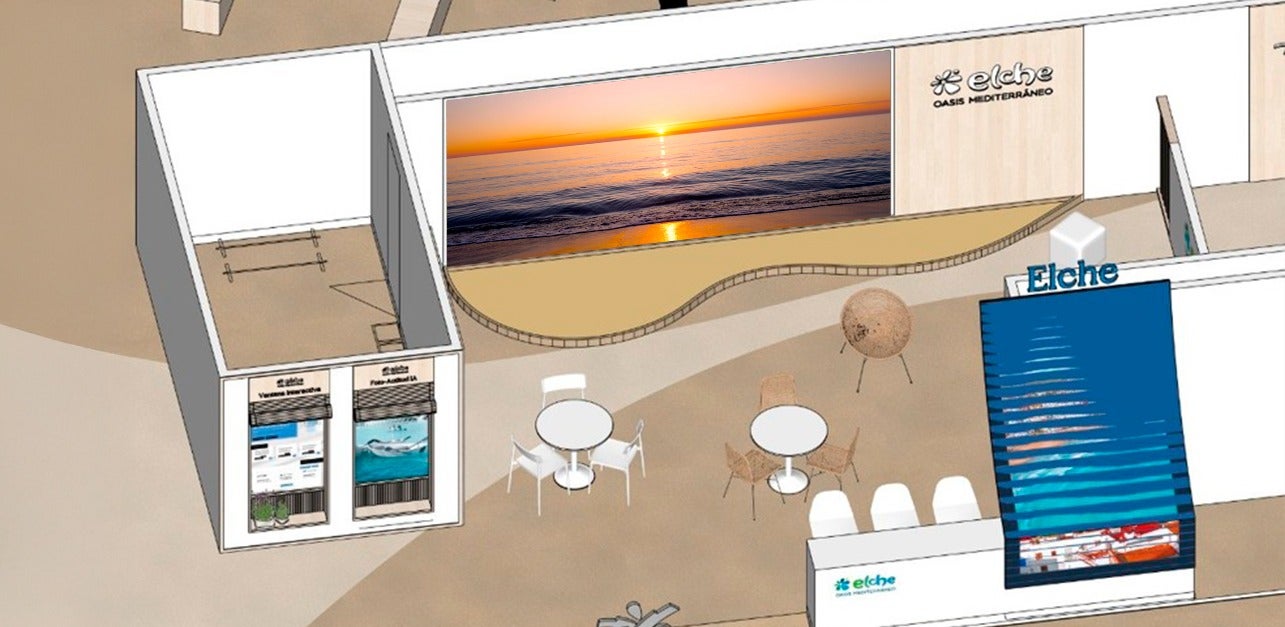 Las comarcas del Vinalopó en Fitur 2026: Elche lleva trozo de playa; Elda, Aspe, Villena y Monóvar muestran el interior de la provincia Las comarcas del Vinalopó en Fitur 2026: Elche lleva trozo de playa; Elda, Aspe, Villena y Monóvar muestran el interior de la provincia