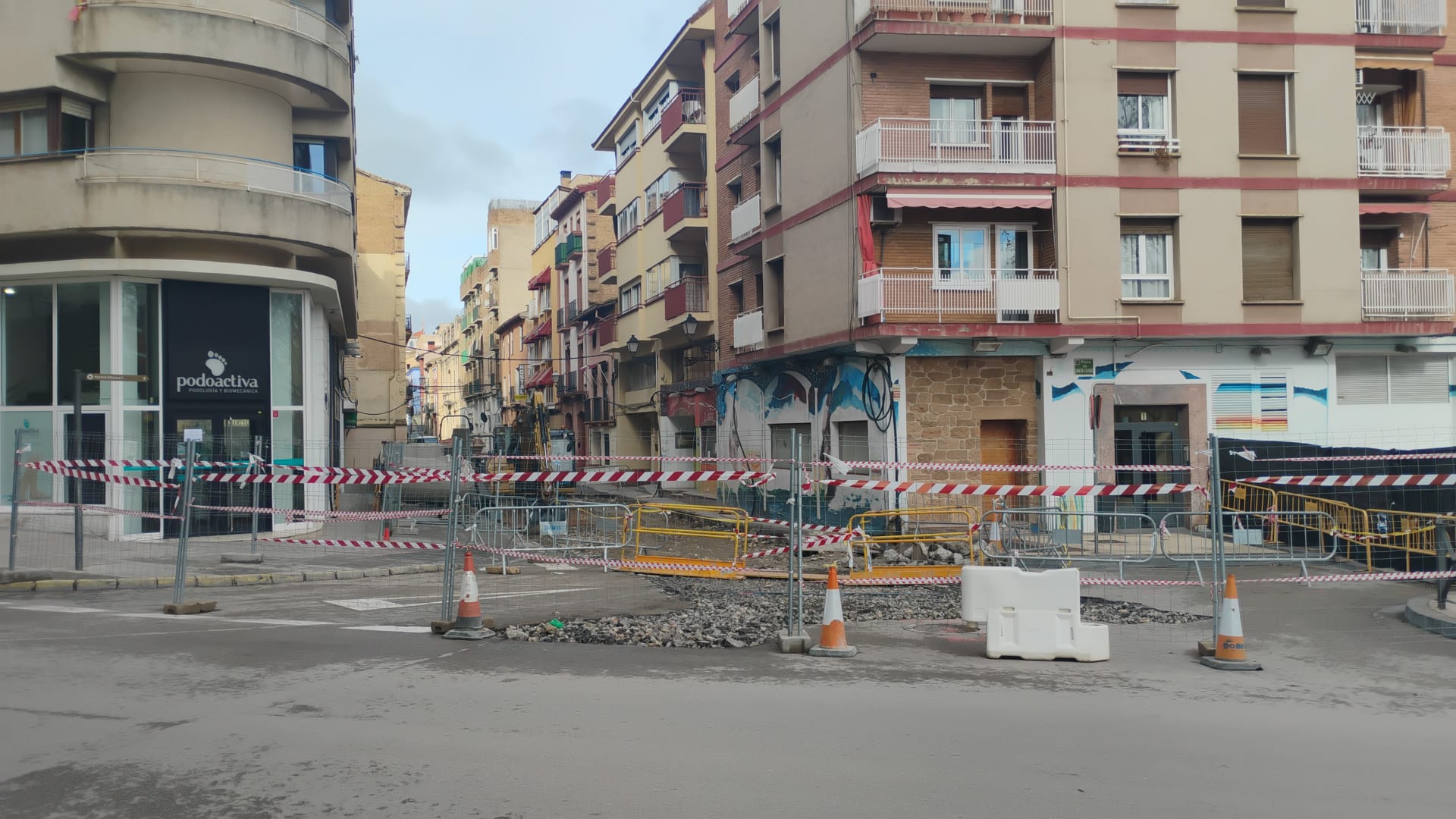 Comienzan las obras del último tramo de la calle Padre Huesca Comienzan las obras del último tramo de la calle Padre Huesca