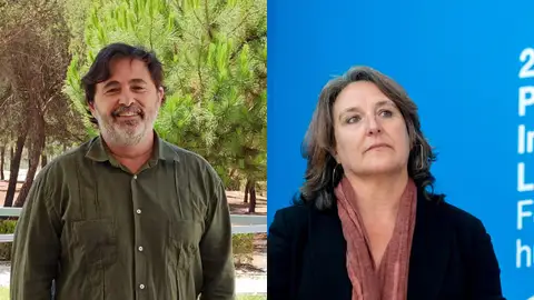 Montaje Óscar Toro y María Clauss, víctimas del accidente de Adamuz Montaje Óscar Toro y María Clauss, víctimas del accidente de Adamuz