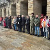Minuto de Silencio en la Plaza del Obradoiro Minuto de Silencio en la Plaza del Obradoiro