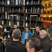 Instantes de la reunión celebrada hoy Instantes de la reunión celebrada hoy