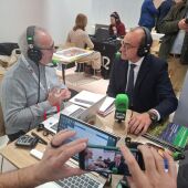 Vicente Pozas y Rafael Mateos, alcalde de Cáceres