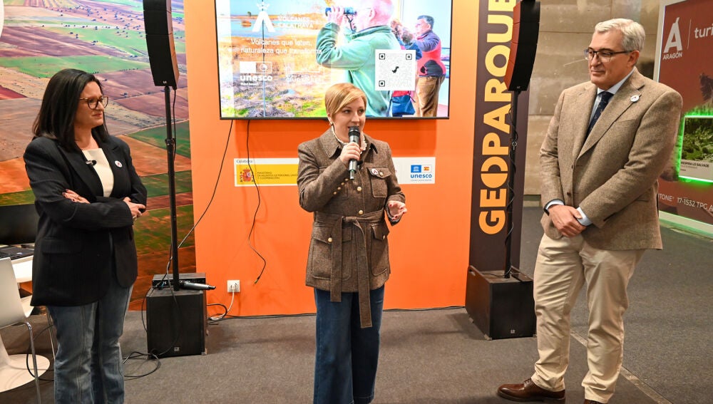 Sonia González presenta la nueva identidad corporativa del geoparque