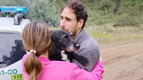 Boro vuelve con su familia: rescatan al perro que sobrevivió al accidente ferroviario de Adamuz Boro vuelve con su familia: rescatan al perro que sobrevivió al accidente ferroviario de Adamuz
